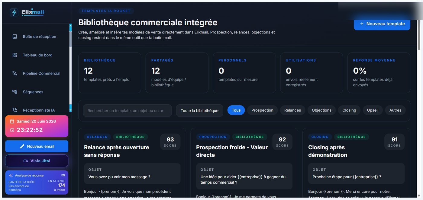 Templates IA — Elixmail